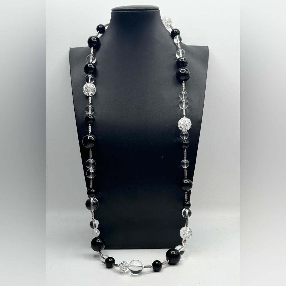 David Yurman Popcorn Cable Station
Necklace Onyx With Crystal